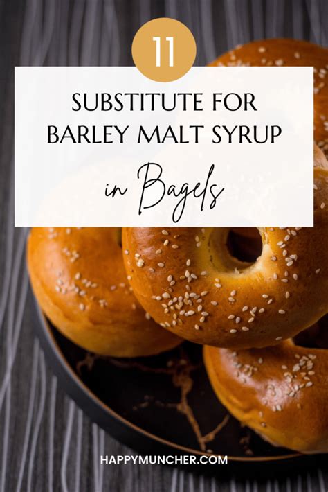 substitute barley malt syrup